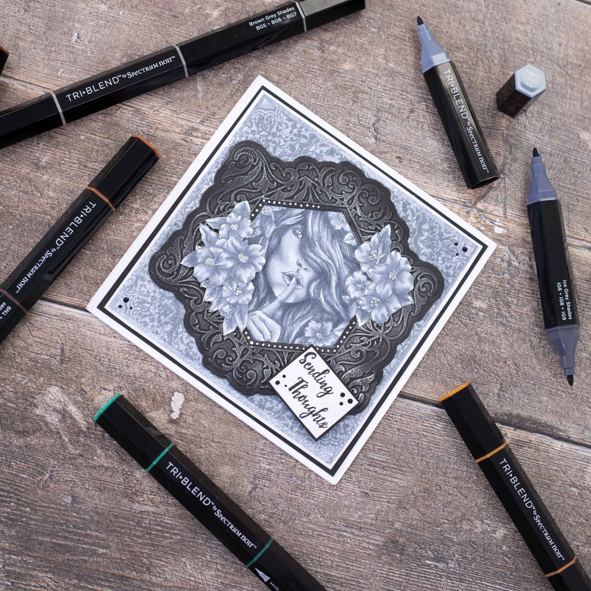 Spectrum Noir™ TriBlend™ Woodland Shades Brush Marker Set